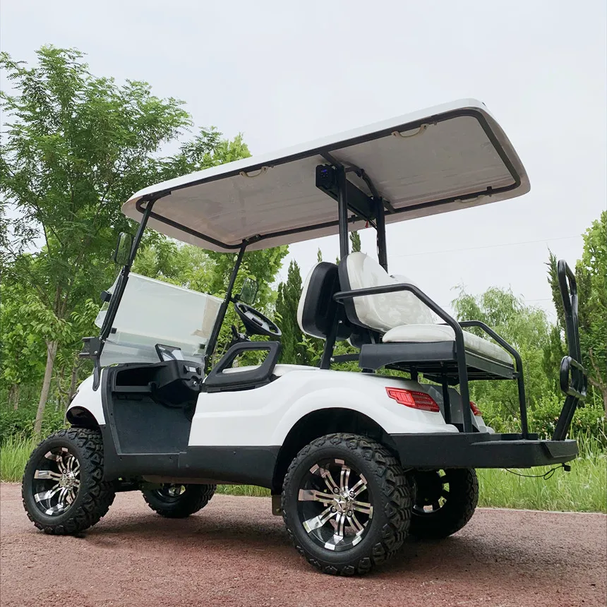 Electric Golf Cart 6 /2 /4 Seater Electric Cart Cart Four Wheeler Club Electric Car For Adults With Front Basket Electric Car