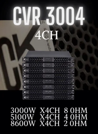 D3004 Dj Power Line Array Sound Equipment Cvr 4channel Power Amplifiers