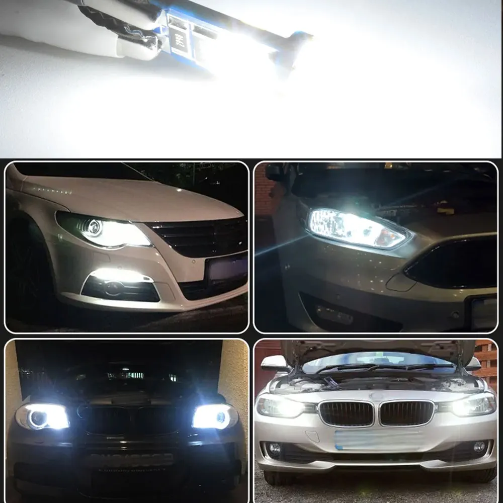 2 قطعة W5W LED أضواء خطأ مجاني Canbus 12 فولت 168 T10 LED لسيارات BMW E46 ميني كوبر F54 F55 F56 R52 R53 R55 R56 أضواء وقوف السيارات
