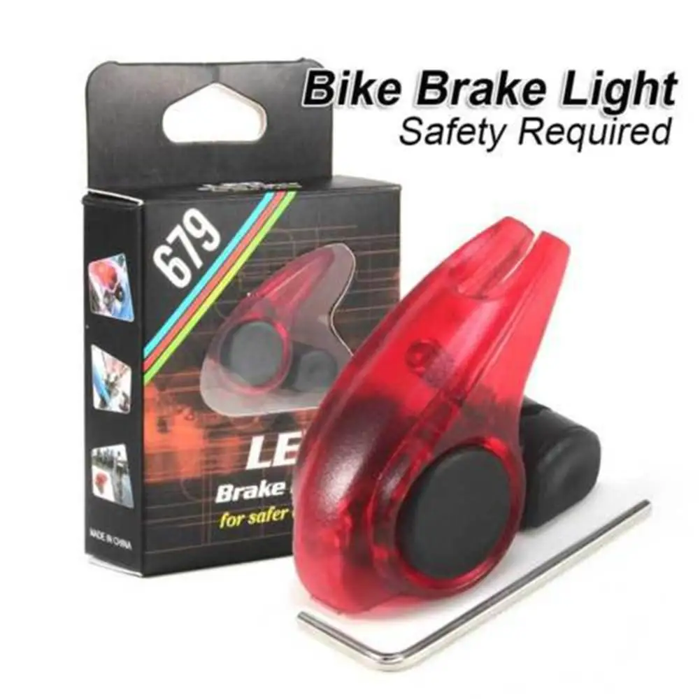 

Mini Bicycle Brake Lights Mount Tail Rear Light Cycling Waterproof Led Light Bicycle Accessories