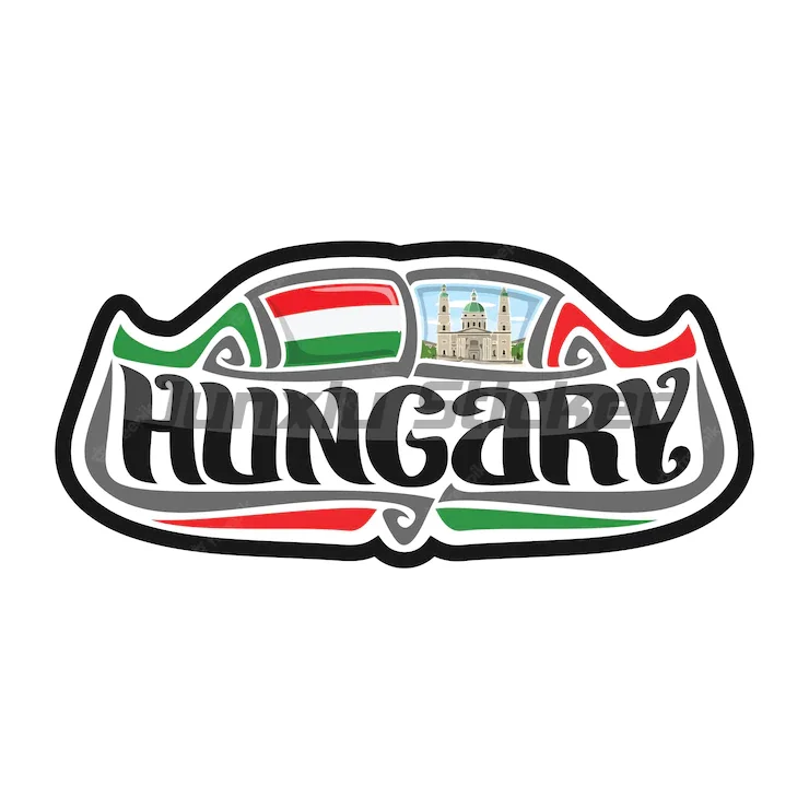Hungary Flag Car Sticker Wall Sticker Helmet Motorcycle Decoración Car Stickers Window StickersStyling Country Code H Decal