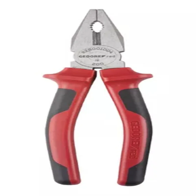 Kit Alicate Universal Profissional Vermelho de 3 Peças