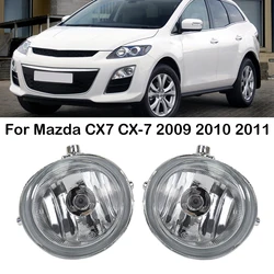 For Mazda CX7 CX-7 2009 2010 2011 Car Front Bumper Fog Light Fog Lamp With Halogen Bulbs Front Foglight Turn Signal Light Lamp