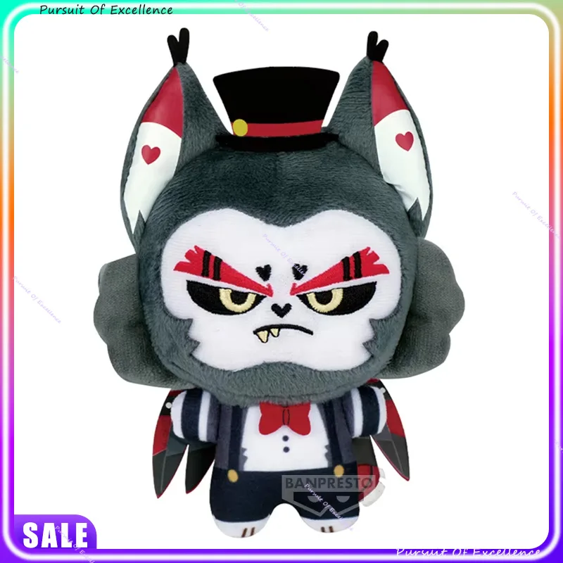 15cm hazbin hotel mochila de pelúcia charme alastor anjo poeira-quente boneca de pelúcia pingente anime personagem chaveiro presente periférico