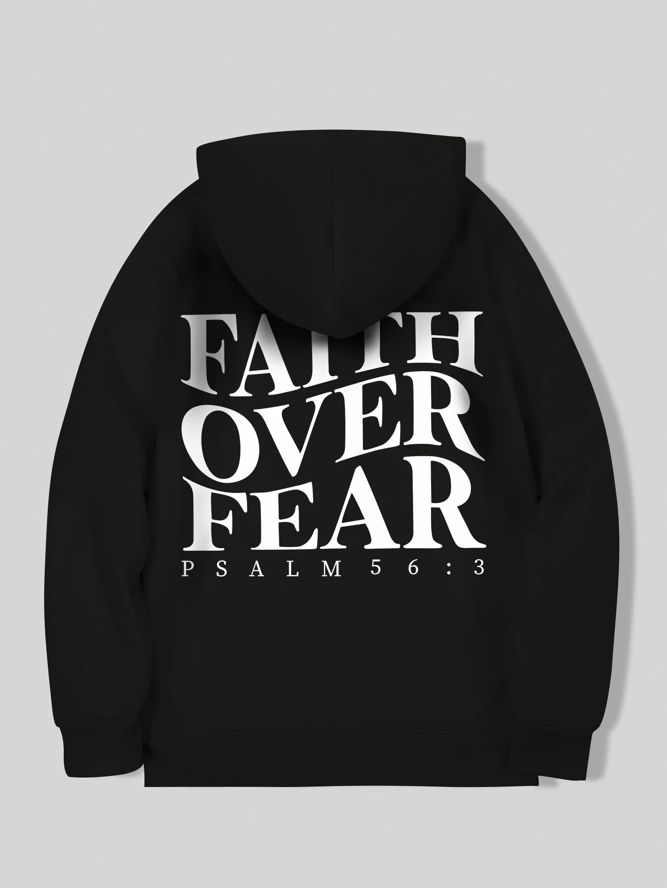 Faith over fear Christian Hoodie Christian hoodie Jesus hoodie Fashion hoodie Bible Verse Men and women can be aesthetic 2024