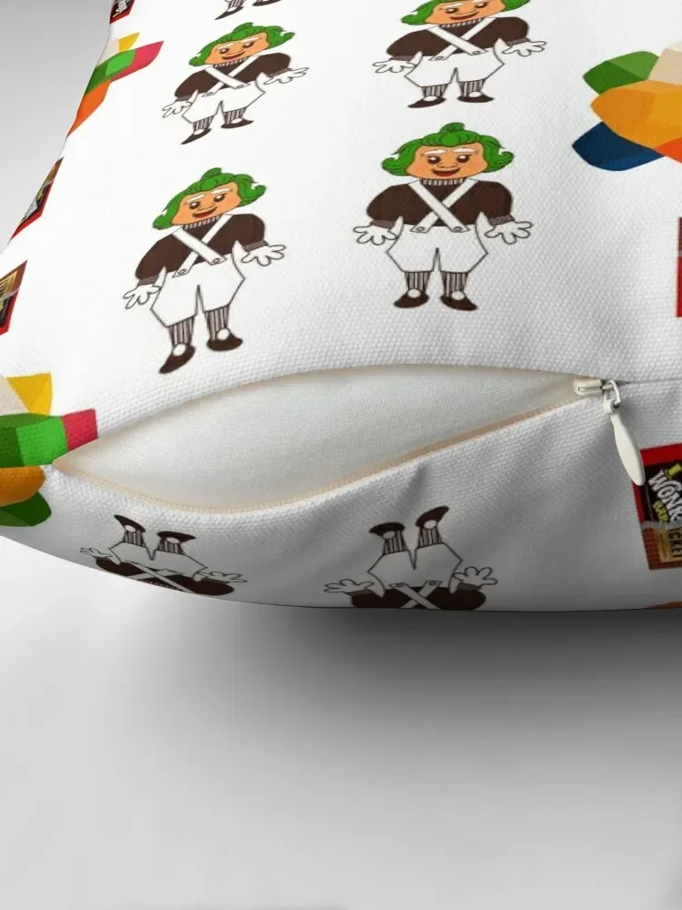 Oompa Loompa Outfit Theme Throw Pillow Christmas Covers Decorative pillow case Christmas Pillow Covers