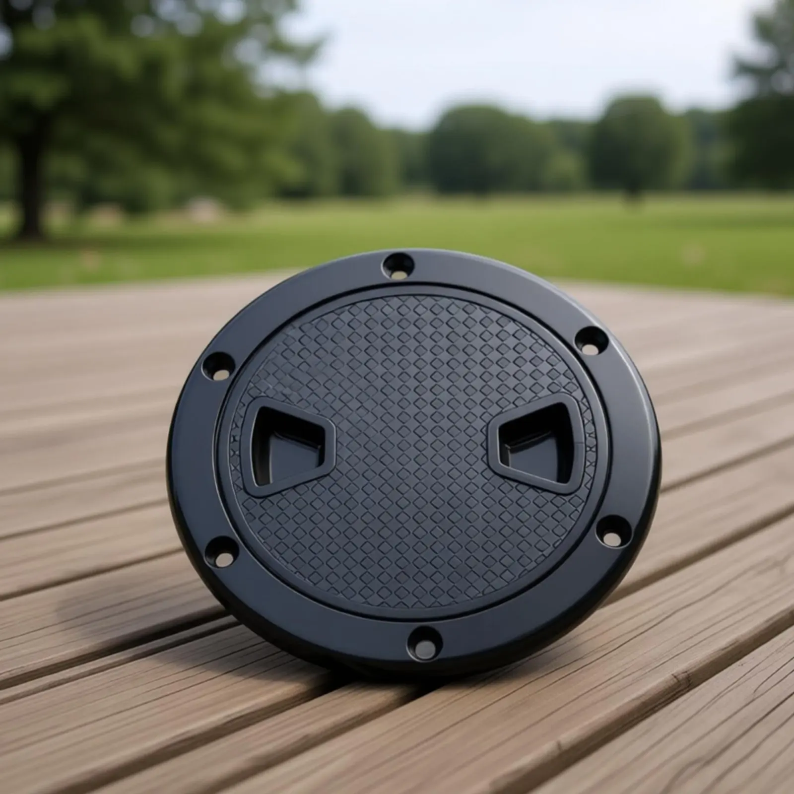 

Round Inspection Inspection Cover Long-Lasting ABS Material Non-Slip Deck Inspection Cover Boat Deck Entry Plate Waterproof