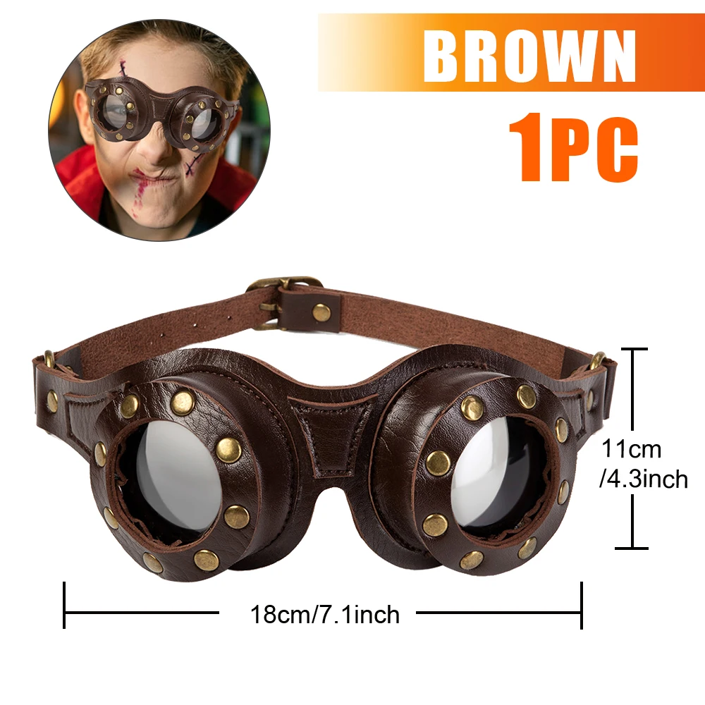 New European and American Halloween COSPLAY Steampunk Industrial Retro Goggles Gothic Windshields Outdoor Accessories