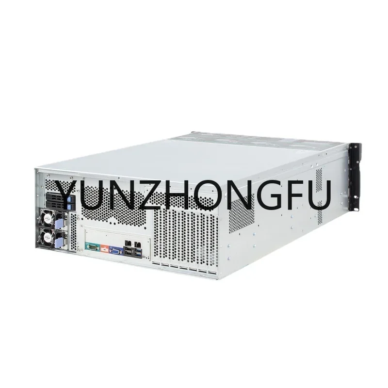 Super huge storage 24 bays 4u hotswap rack NVR NAS server chassis S46524 For Chia Mining