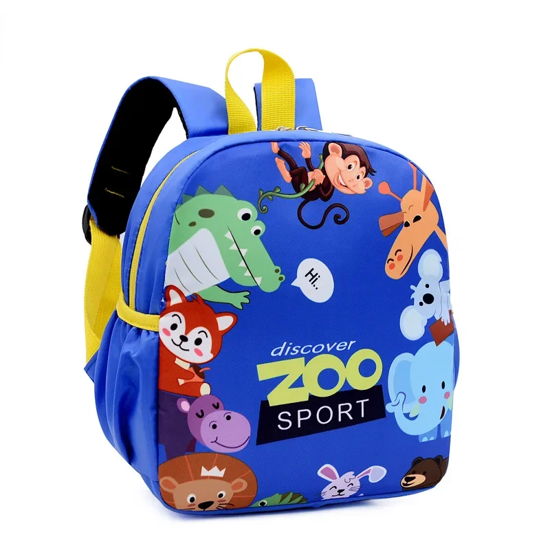 Cartoon Cute Animals 1-6 Years Old Boys and Girls Backpack Kindergarten Daycare School Bag Mochilas Para Niños Escolar