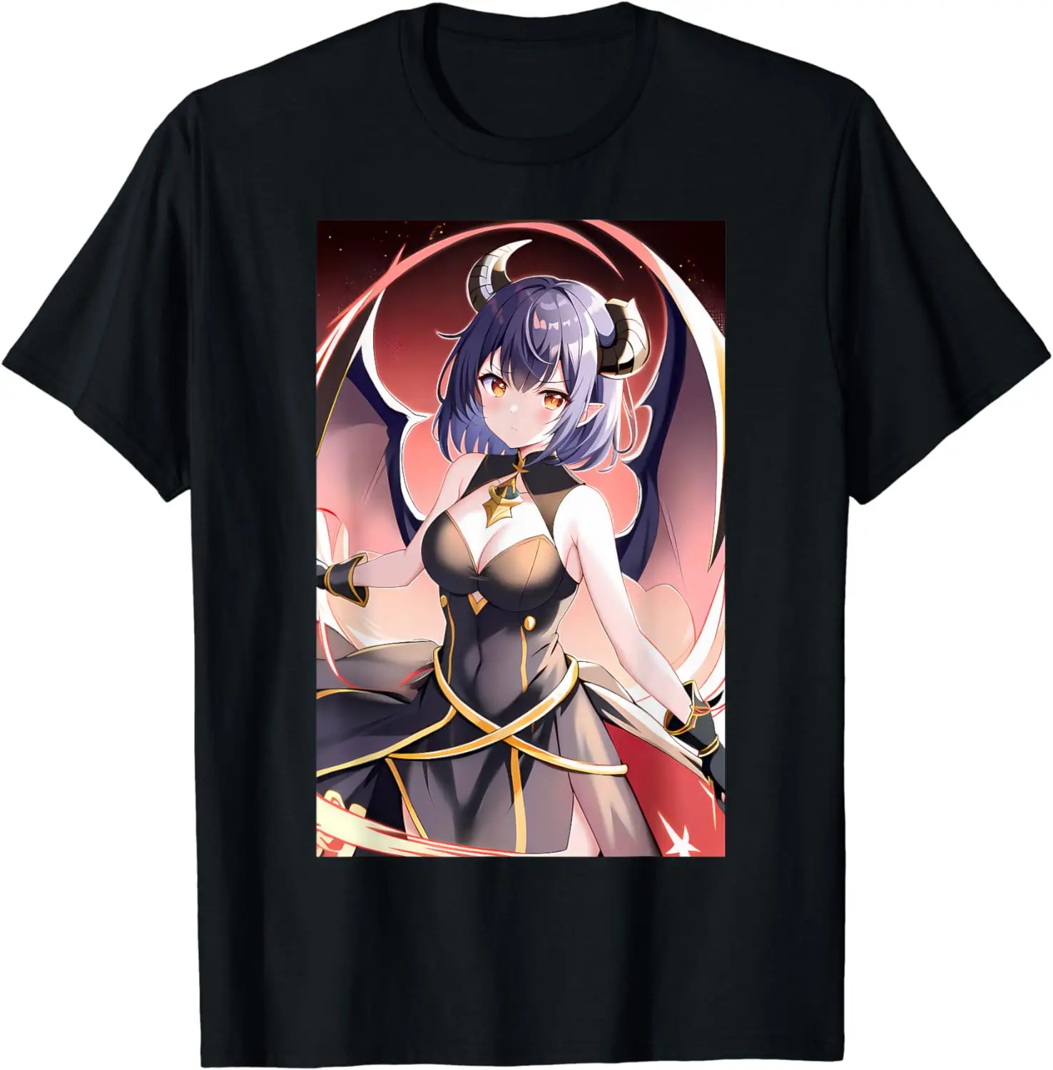 Cute Devil Girl Anime Aesthetic T-Shirt