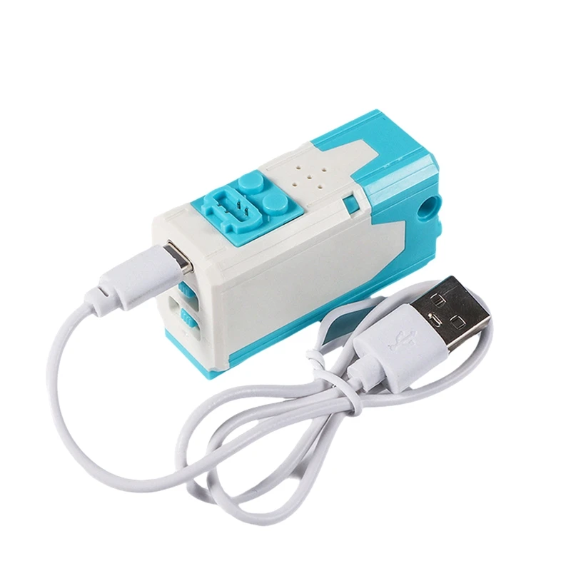 Fungsi daya Motor listrik MOC blok bangunan dapat diisi ulang Motor nirkabel 8883M 9686 MOC DIY perakitan