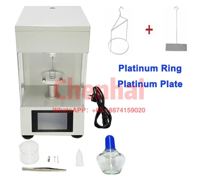 

Full Automatic Liquid Surface Tensiometer Instrument Surface Tension Meter Tester Gauge With Test Range 0-1000mN/m