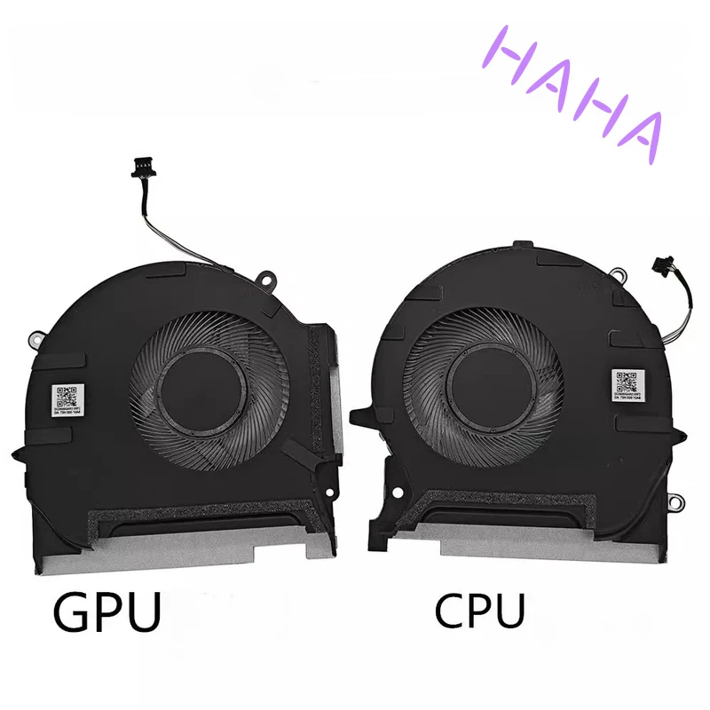 H+ New Original Laptop Cooling CPU+GPU Fan for HP Omen 7 8 9 Plus 17-CK CM TPN-Q266 fan M78888-001 M78889-001