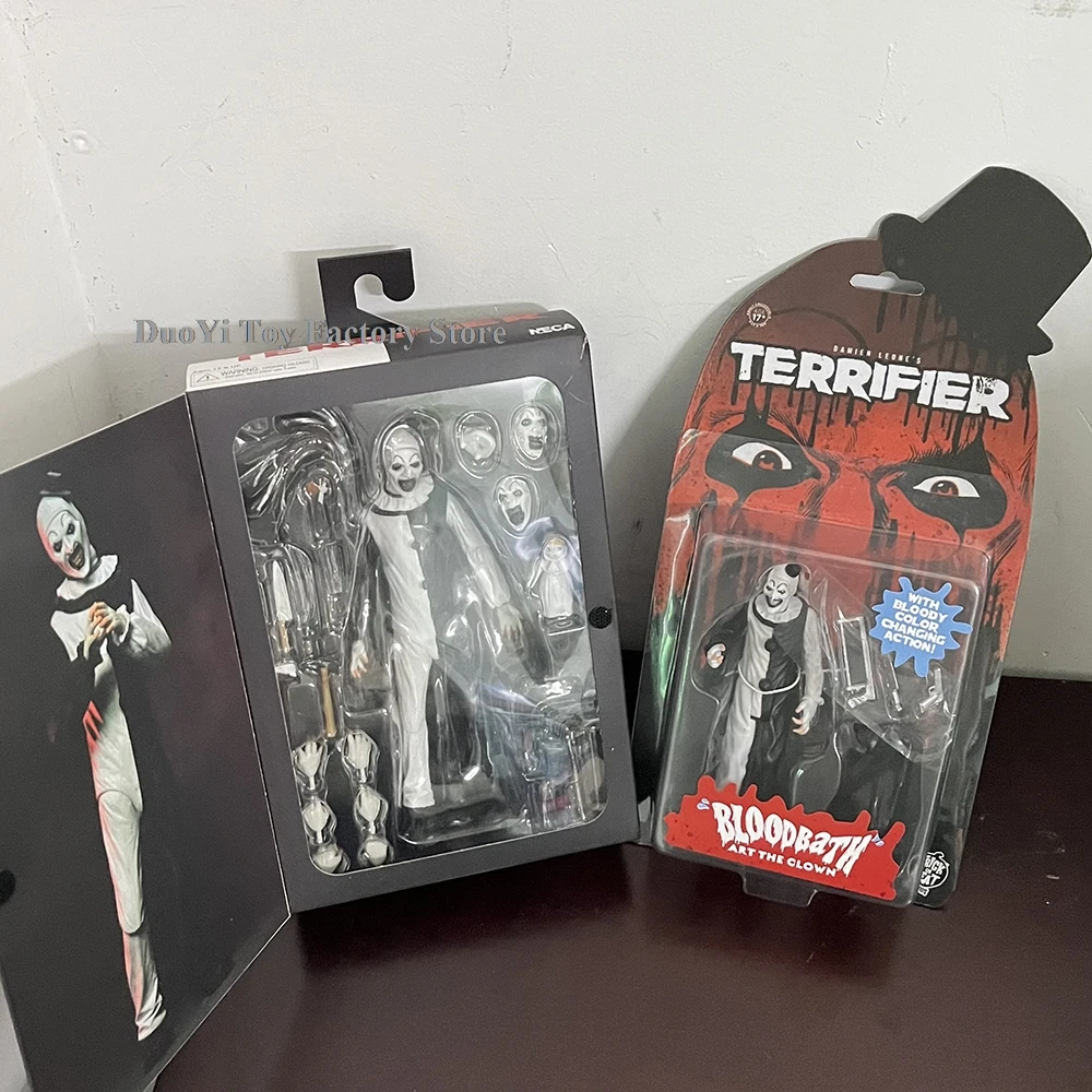Figura de acción de Anime Damien Leone's Terrifier Joker, modelo articulado The Clown, juguete, regalo de cumpleaños y Navidad, muñeco.