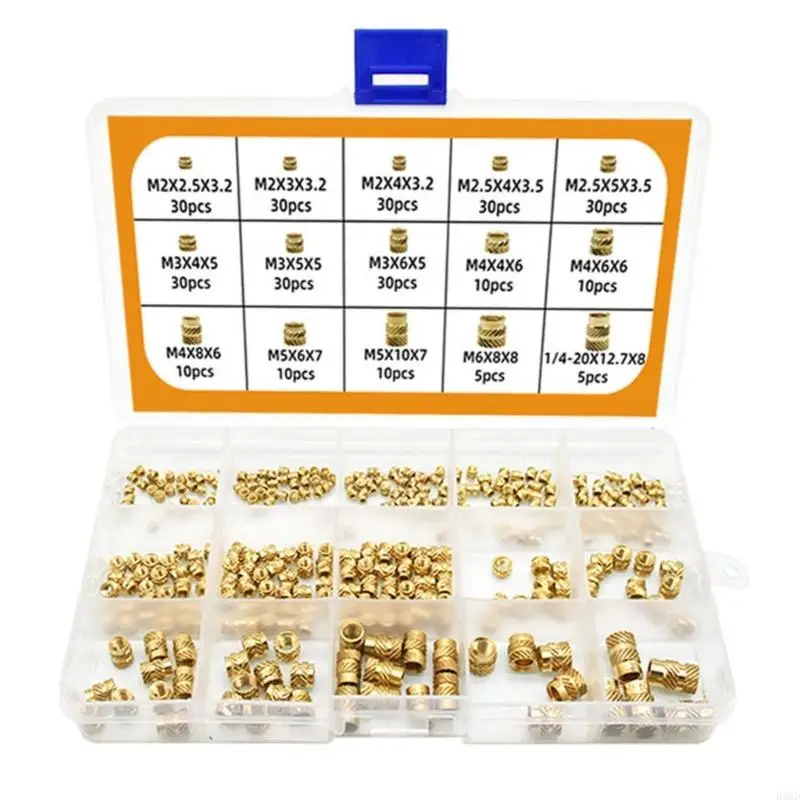 

B46D Hot Melt Insert Brass Assortment Kits for 3D Printing Injections Molding