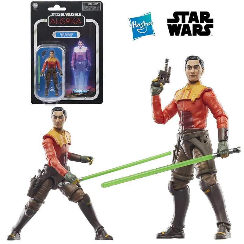 Hasbro Star Wars Ahsoka colección Vintage Ezra Bridger Hero of Lothal 3,75 pulgadas figura de acción Original modelo juguete para regalo