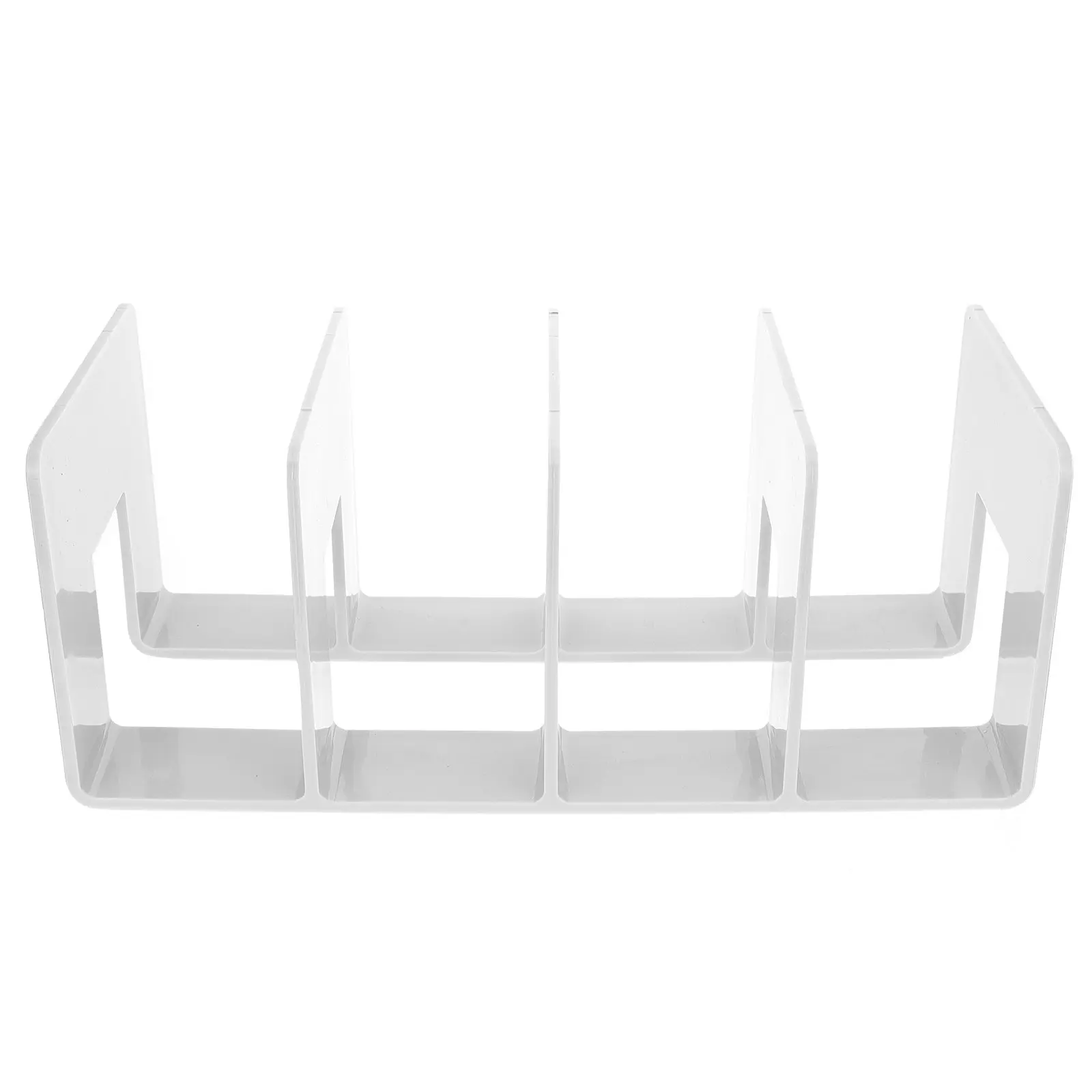 1Pcs Acrylic Bookend Heavy Duty Book Stopper Elegant Simple Design Bookend Support for Books Organization in Study Room
