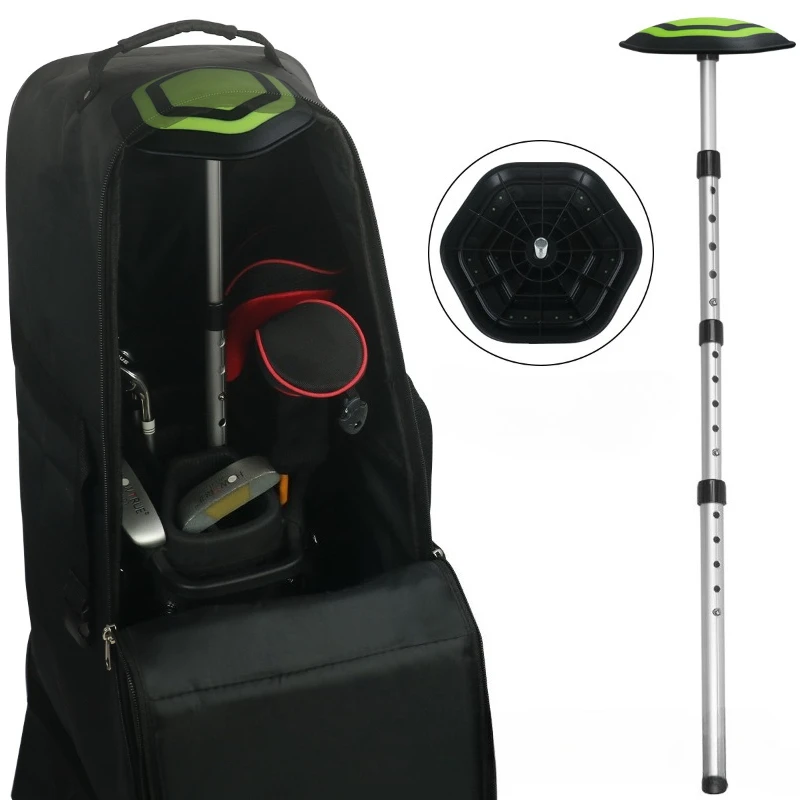 Adjustable Height Golf Bag Brace Scalable Golf Bag Support Rod Durable Stable Portable Bracket Pole Professional Sport Accessory