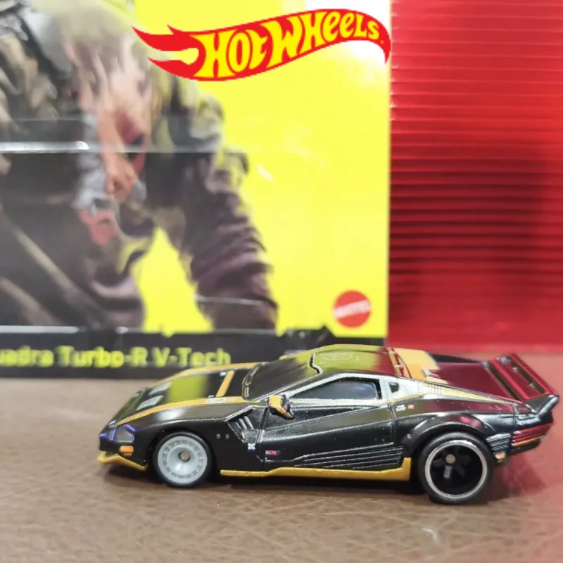 

Hot Wheels Premium 2025 Cyberpunk Quadra Turbo-R V-Tech HXD63 Pop Culture Cyberpunk Car Model Collectible 1:64 Diecast Model