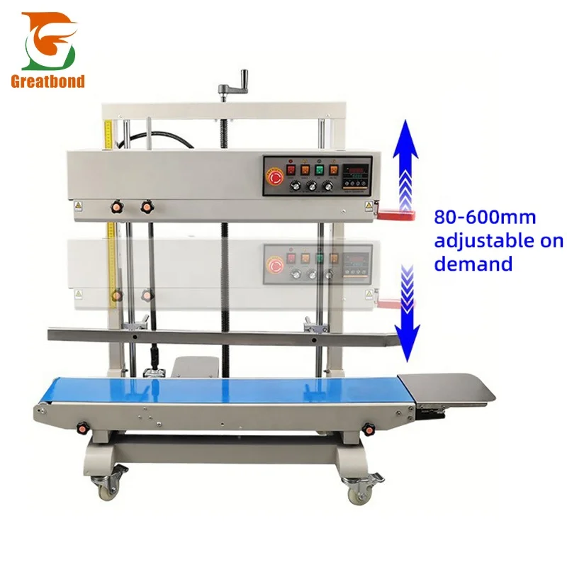 FR-1100 Factory Wholesale Commercial Plastic Film Big Large Heavy Bag Stand Up Pouch Vertical Sealing Machine With Code Printer