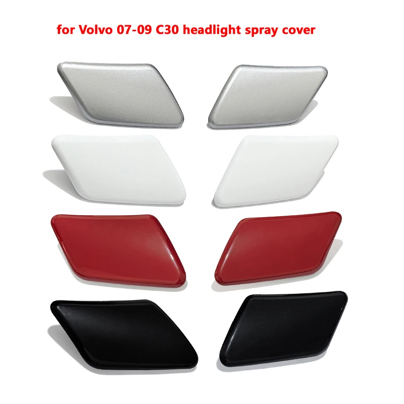 Capa Decorativa para Para-choque Dianteiro Volvo C30 07-09, Capa de Limpeza de Farol, Capa para Bico de Lavagem
