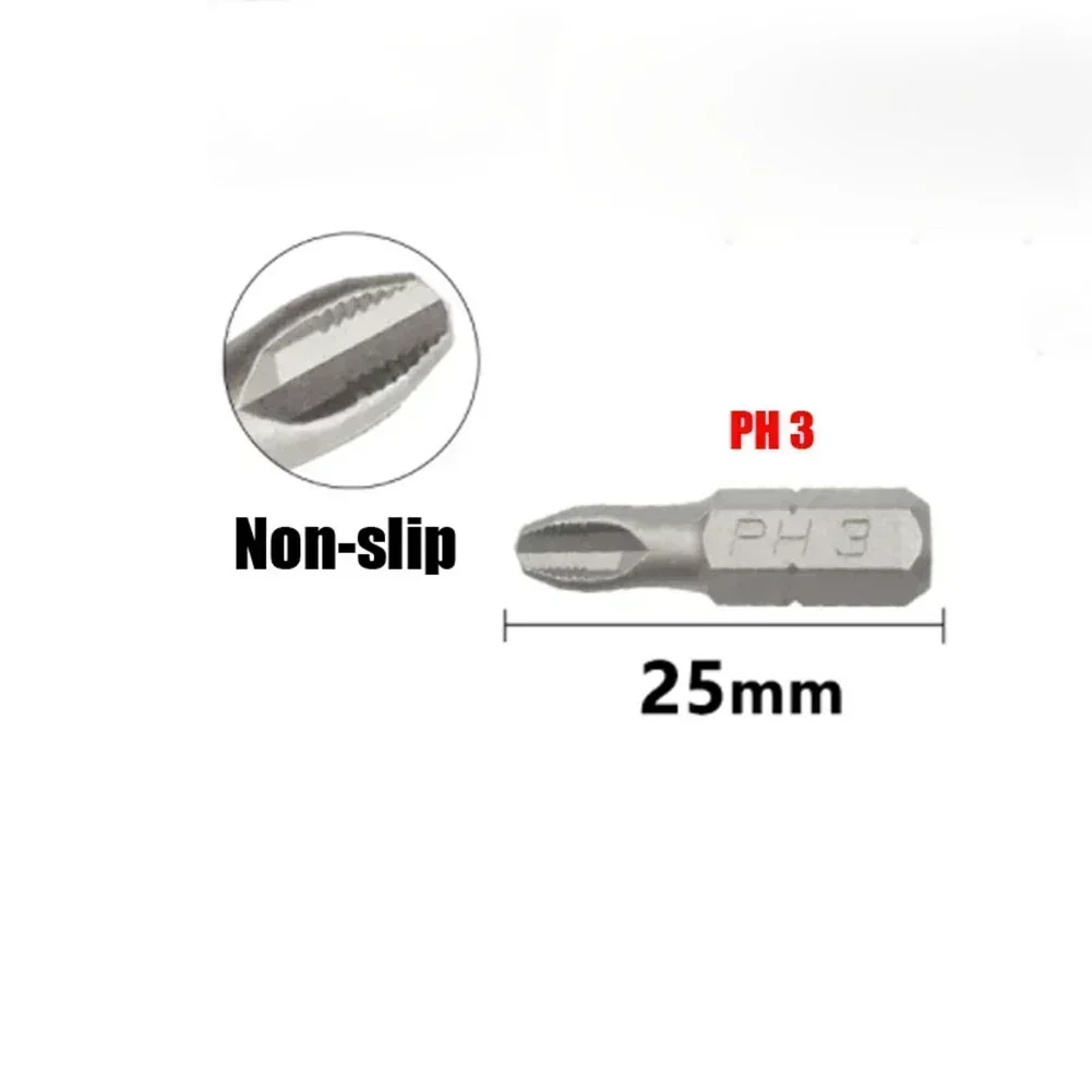 Tournevis électrique antidérapant à tige hexagonale PH, PH1, PZ1, PH2, PZ2, PH3, PZ3, 1/4 ", tout neuf, haute qualité, 10 pièces