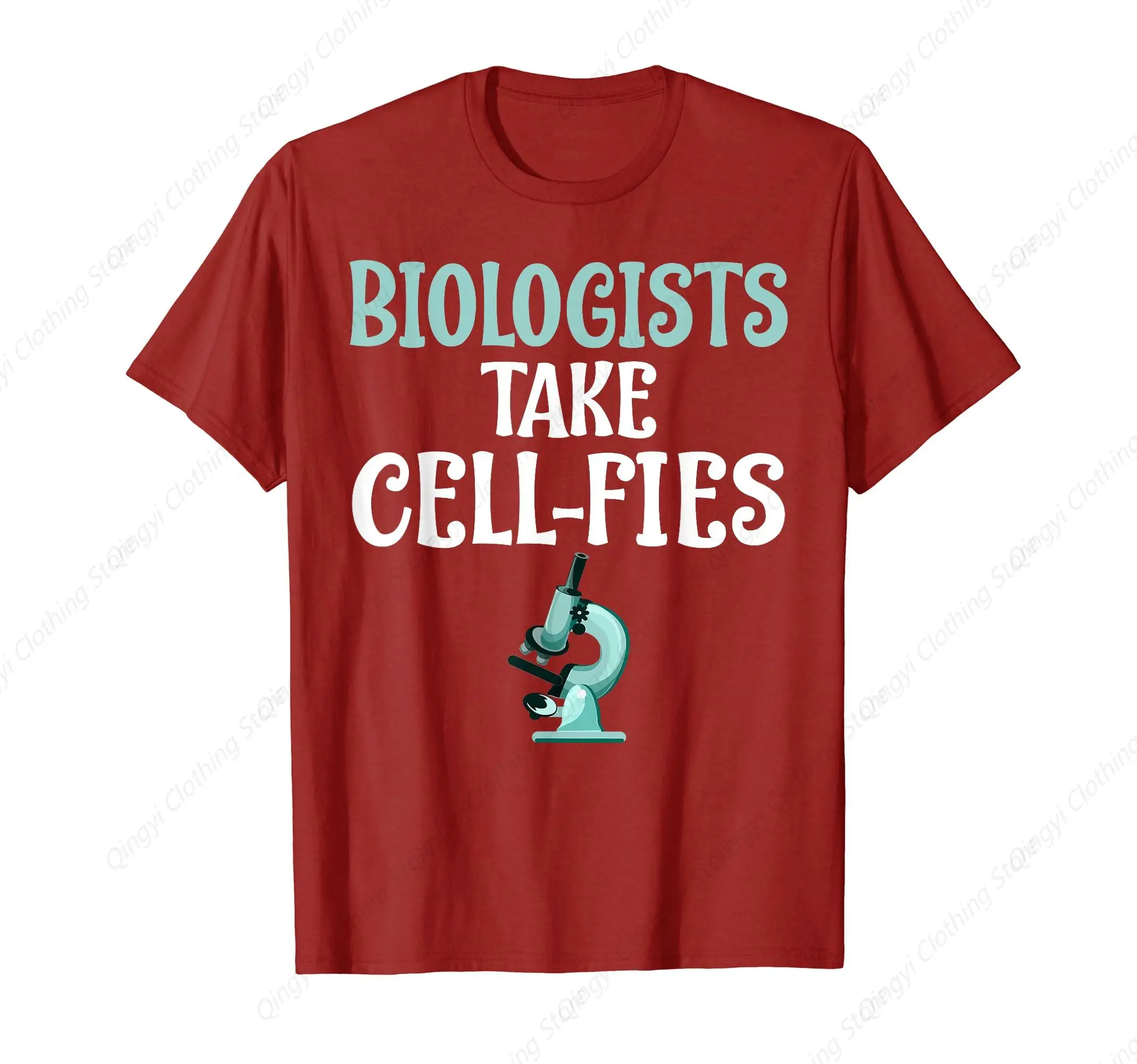 Biologists Take Cell-fies Funny Biology T-shirt