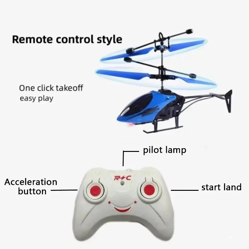 Rechargeable Mini RC Drone Remote Safe Fall-resistant RC Helicopters Drone ChildrenToys(No remote control battery) view 6