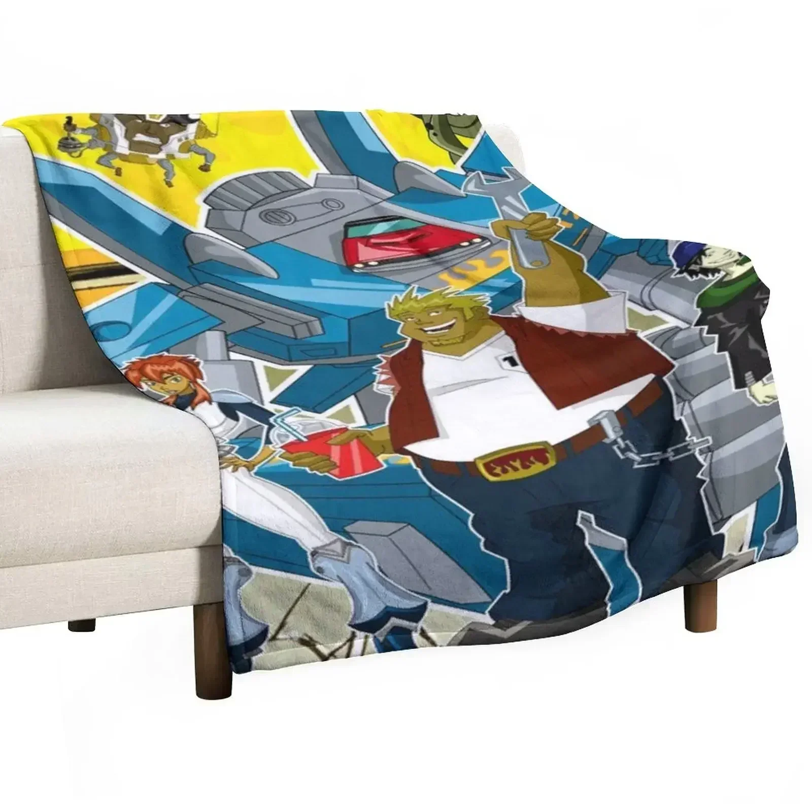 Megas XLR Throw Blanket Warm Cozy Throw Blanket for Living Room Couch