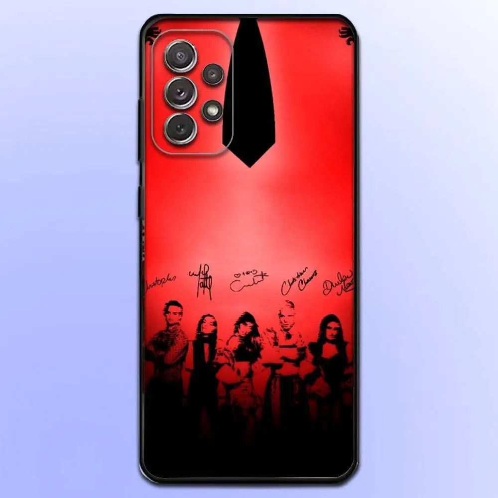 Funda de teléfono RBD REBELDE V para Samsung S 25,24,23,22,30,21,10,9,Ultra,Plus,Lite,FE,4,5 G, funda negra suave