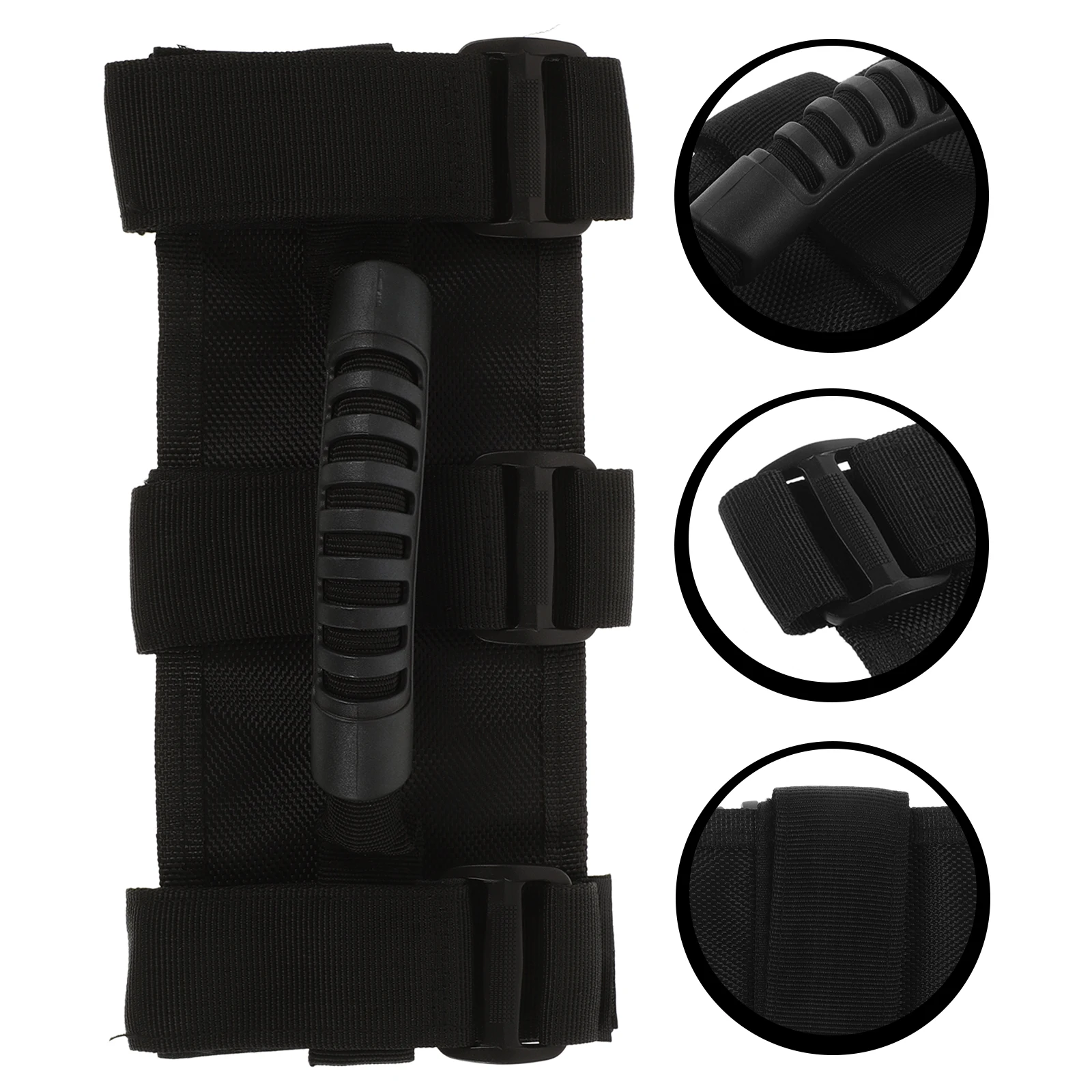 

Car Roof Handle Durable Polyester Grip Armrest Easy Install Strong Adhesive Multi-Functional Vehicle Roof Assist Dirt Bike