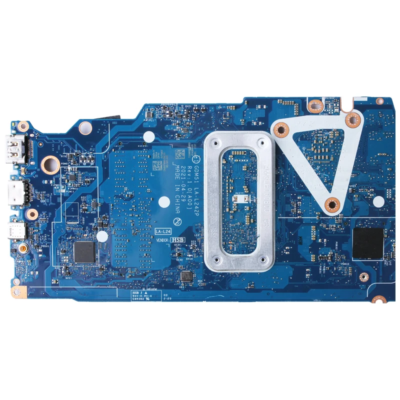 Imagem -06 - Placa-mãe do Portátil para Dell La-l242p para Dell Vostro 3510 Gpu 2g 0v799w 0tn0c6 04h6fv I51135g7 I7-1165g7