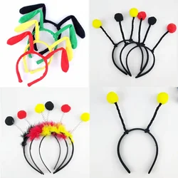 Adult Kids  Party Plush Child Ant Bee Antenna Headband Boy Girl Ladybird Gift  Animal   Hair Bands    Halloween Costume Cosplay