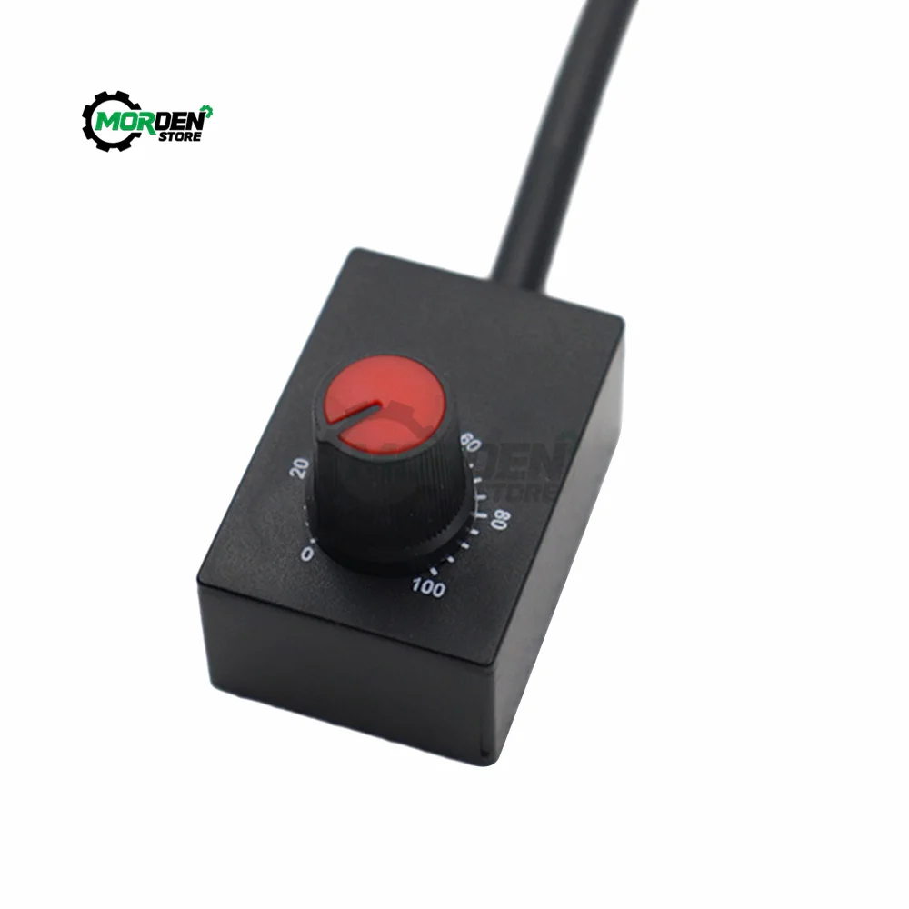 DC 0-10V 1-10V Knob Dimmer 0-100% Scale Electronic Potentiometer for LED Dimmable Grow Lights Power Driver Power Supply