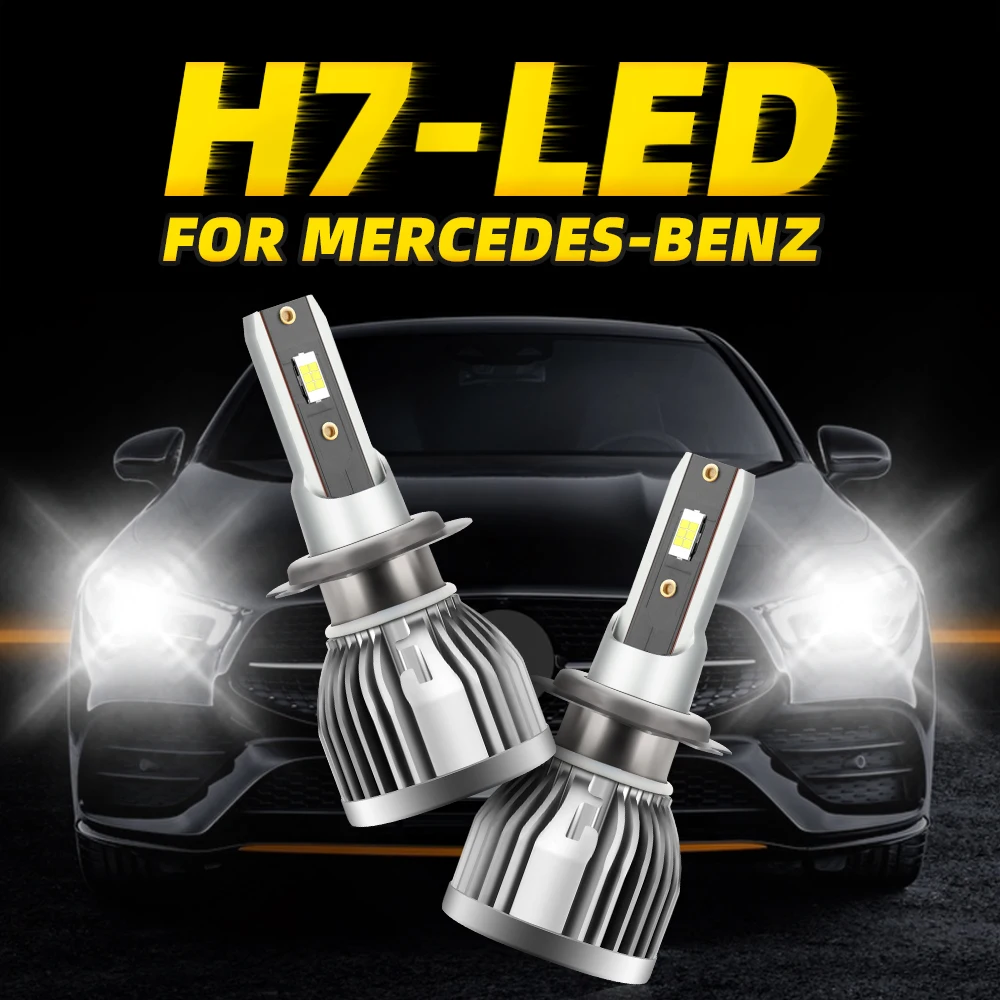 

LSlight H7 LED 16000LM 110W CSP High Low Beam Headlight Bulbs For Mercedes-Benz W168 W169 C204 C219 W202 W203 W211 W212 W166