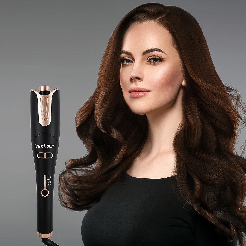 VANLISON Smart Automatic Curling Irons Hair Curler 12 Months Warranty Free Home Delivery From Jeddah Warehouse