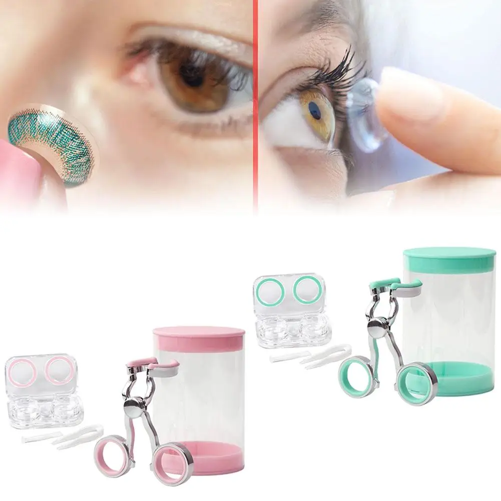 عدسات لاصقة ملونة مع أدوات مساعدة، عدسات لاصقة ترتدي أدوات نقالة مبتدئة للعين C2J6