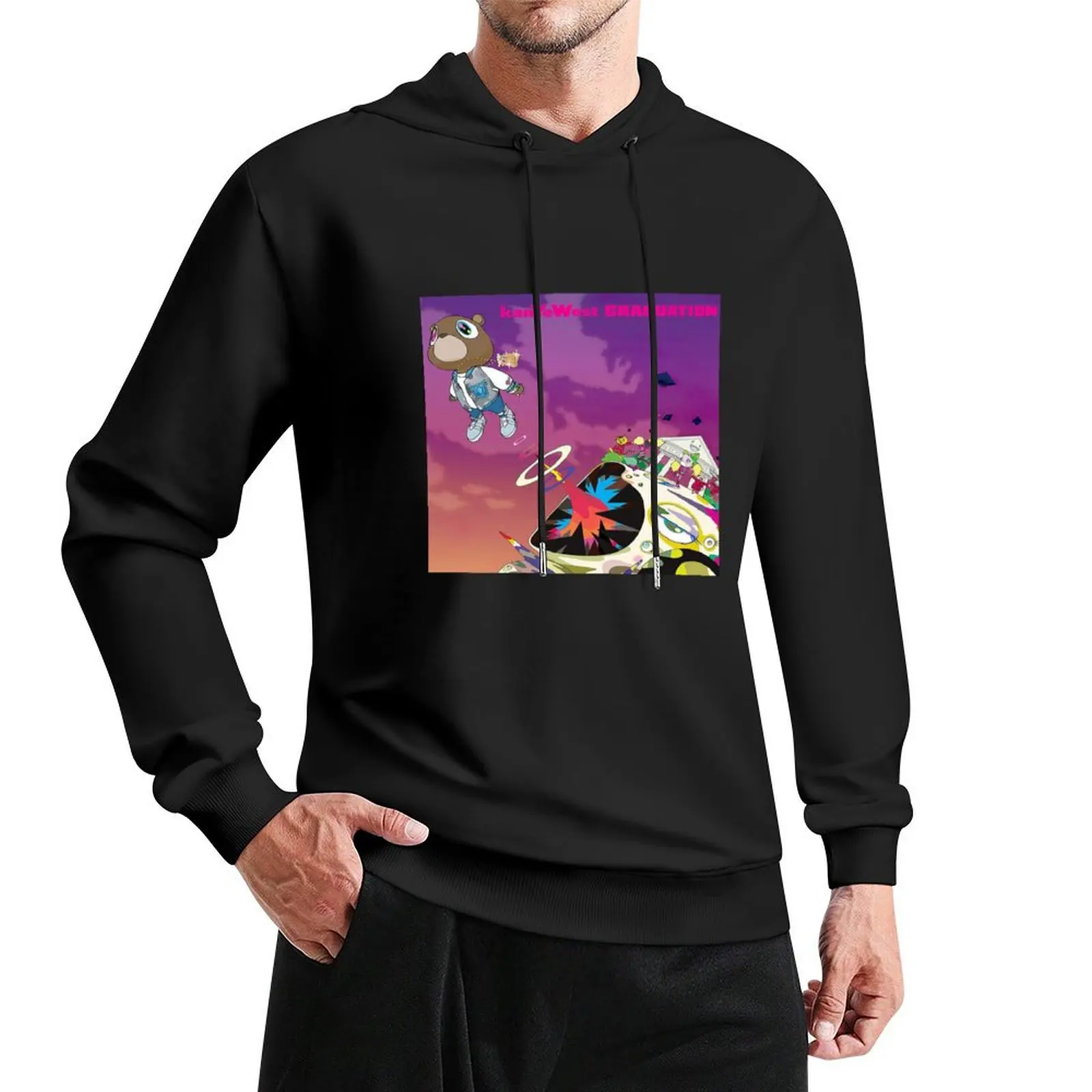 

Graduation West Music Pullover Hoodie autumn jacket men blouse aesthetic clothing hooded shirt men hoodie