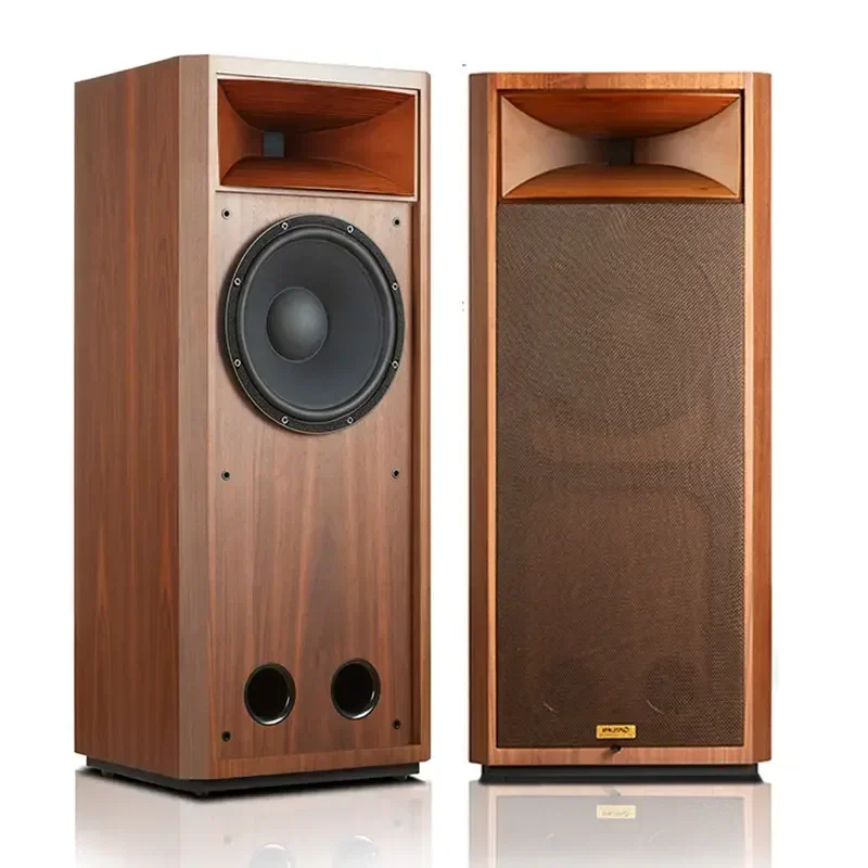 

A-12 Floor Speaker Tower Speaker Wooden Case Passive None-Battery Lossless