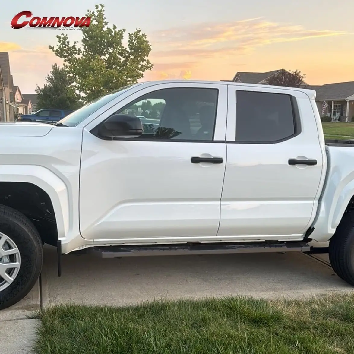 Aluminum Running Boards Compatible with 2019-2026 Chevy Silverado/Sierra 1500 Double Cab, 20-26 Silverado/Sierra 2500HD 3500HD D