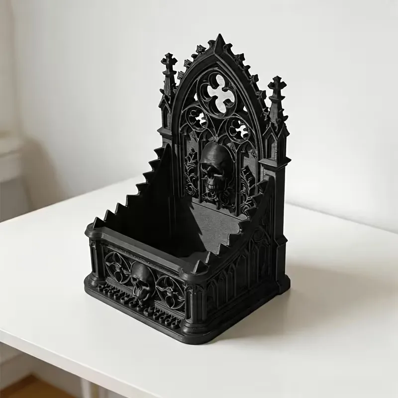 Dark 3D Printing High-end Desktop Storage Ornament Statues for Decoration Gothic Home Decor Decoration Home Desk Decoration