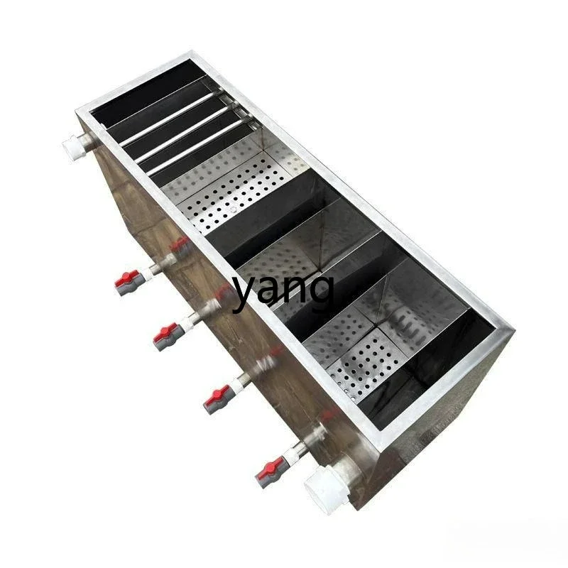 

Lmm stainless steel fish pond filter Koi water circulation system filter tank
