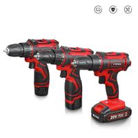 12V 16V 20V Cordless Drill Electric Screwdriver Mini Wireless Power Driver DC Lithium-Ion Battery 3/8-Inch