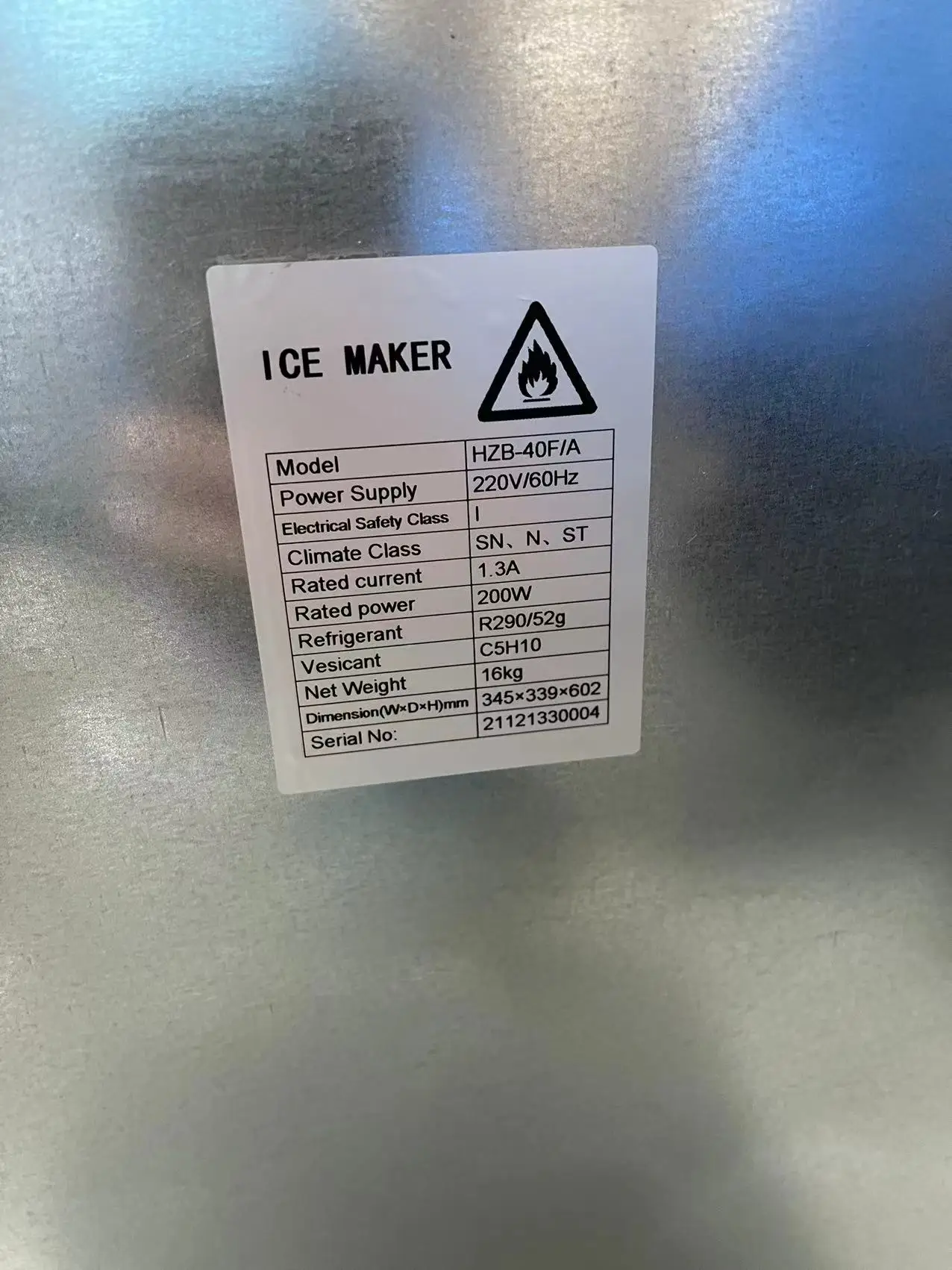 50kg Commercial Ice Maker Making Machine Home Business Block Ice Machine Automatic Ice Cube Machine