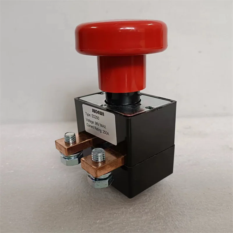 Replace Albright ED-250 ED250 ED250B-1 250A Emergency Button Stop Switch On Off Disconnecter Forklift Pallet Truck Golf Cart