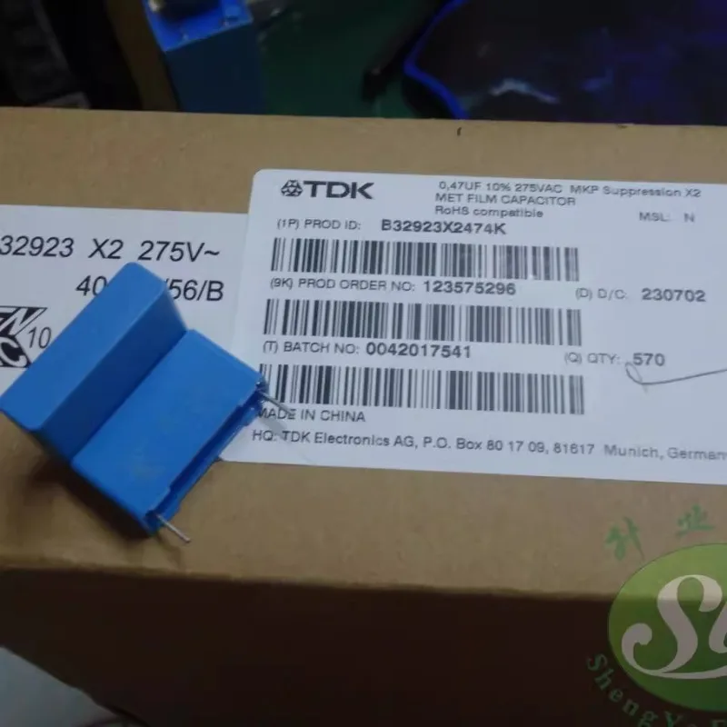 

5PCS/10PCS EPCOS 0.47uf/275vAC 470nf u47 474 22MM new film capacitor B32923X2474