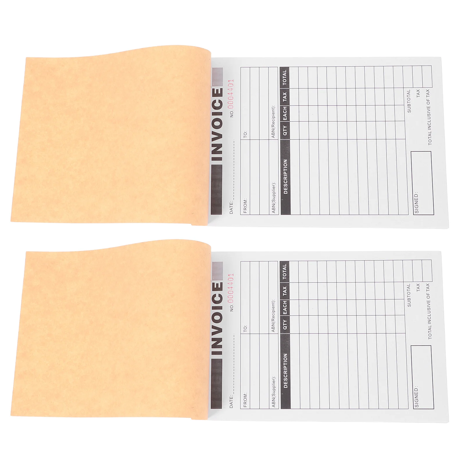 2 Pcs Sanlian Delivery Order Invoices for Orders Book Small Business Books Note Paper Cash Forms Work Receipt