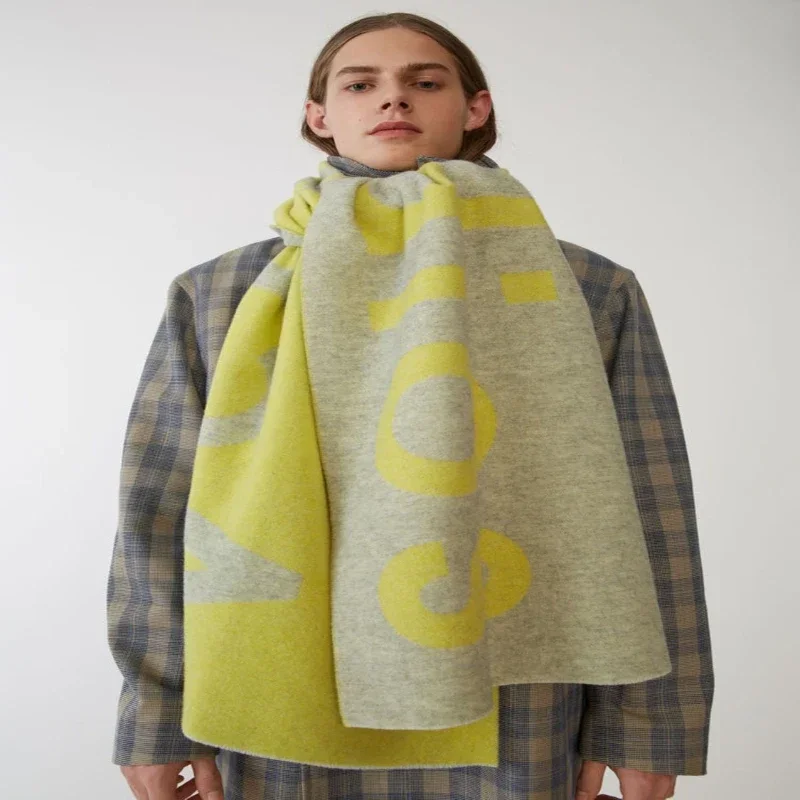 New Luxury Designer Imitation Cashmere Scarf Women Jacquard Shawl Large Winter Keep Warm Cachecol Feminino Inverno