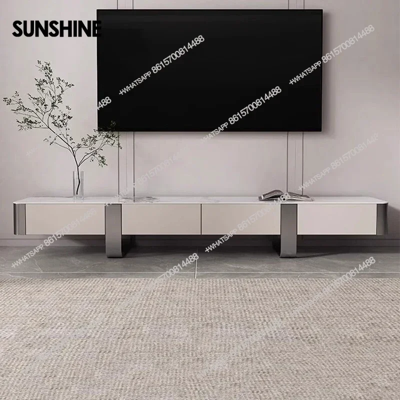 Drawers Storage TV Stand Italian Style Minimalist Design Tv Table Creative Display Muebles De Salon Tv Living Room Furniture  FT